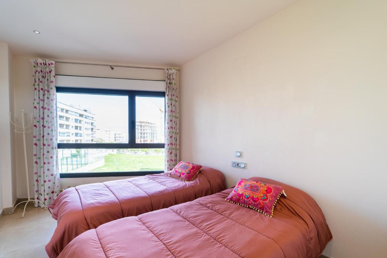 Primera Linea De Mar Con Piscina, Gimnasio Y Parking 2 Hab Y 2 Banos 比利亚霍约萨 外观 照片